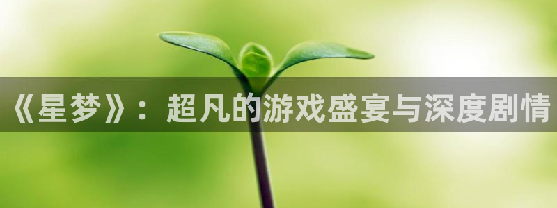 星欧娱乐官方登录网址：《星梦》：超凡的游戏盛宴与深度剧情